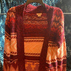 Small Multicolor Mossimo Cardigan